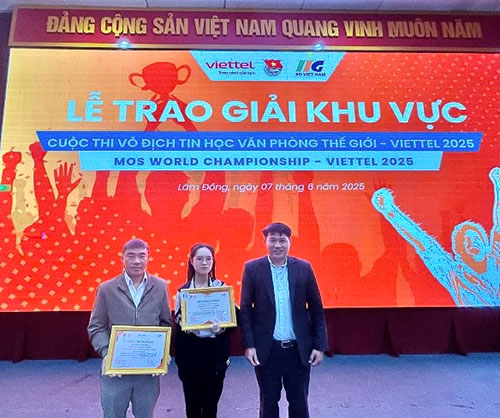 Học sinh Trường THPT Chu Văn An – Hiệp Thạnh giành giải Ba quốc gia Cuộc thi Vô địch Tin học Văn phòng thế giới 2025