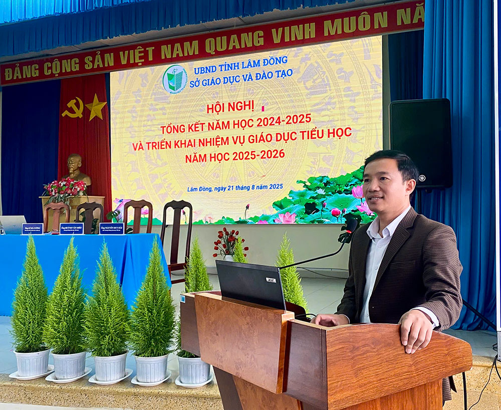 Ngành Giáo dục Lâm Đồng tổng kết năm học 2024-2025, triển khai nhiệm vụ năm học 2025-2026 đối với giáo dục tiểu học