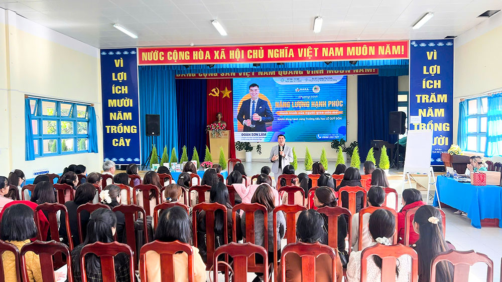 Chương trình năng lượng hạnh phúc tại Trường Tiểu Học Lê Quý Đôn