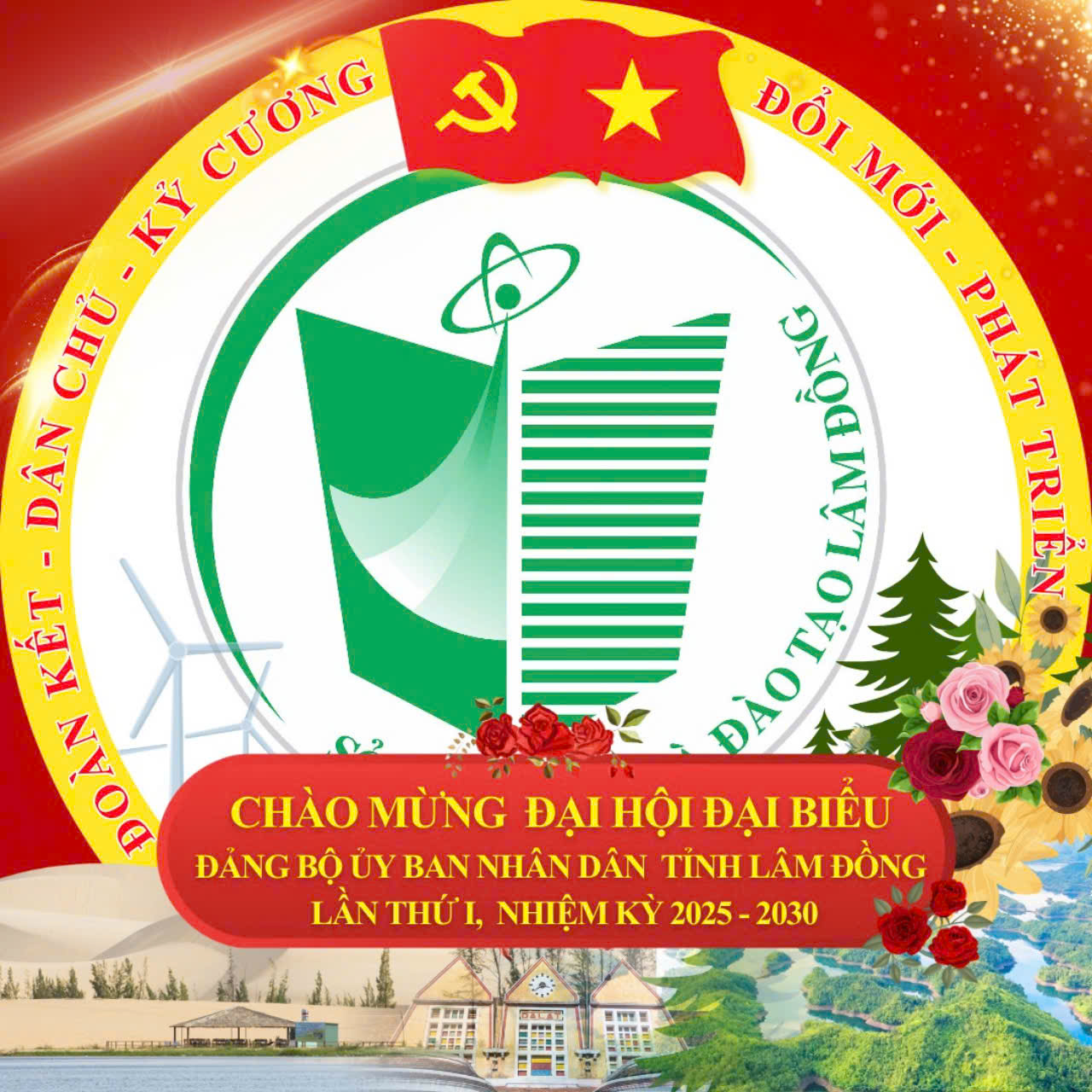 Ngành Giáo dục Lâm Đồng đẩy mạnh tuyên truyền Đại hội Đảng bộ UBND tỉnh lần thứ I, nhiệm kỳ 2025 – 2030