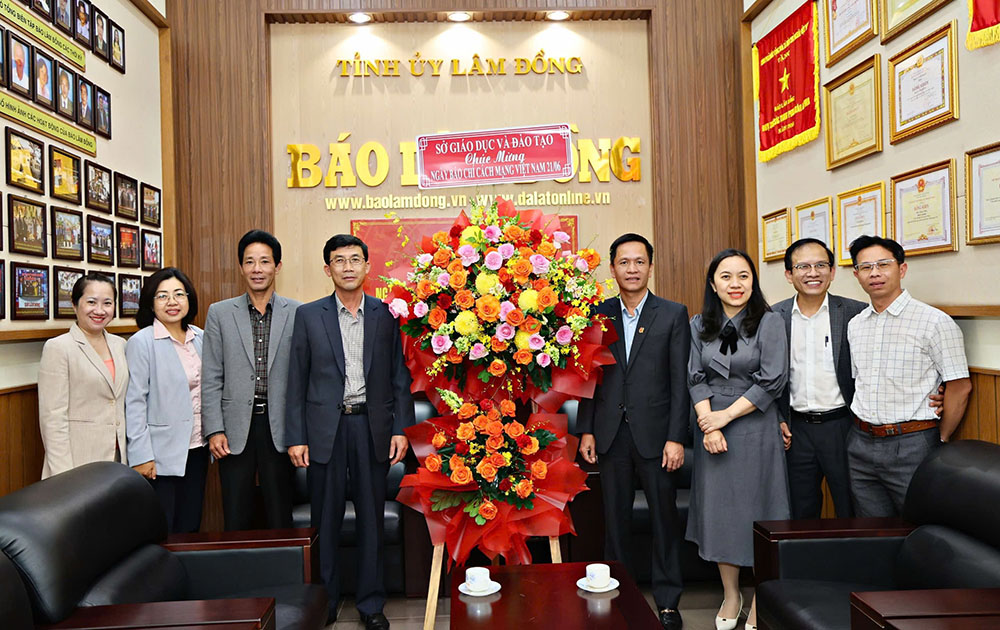 Ngành Giáo dục Lâm Đồng tri ân đội ngũ báo chí nhân dịp 21/6