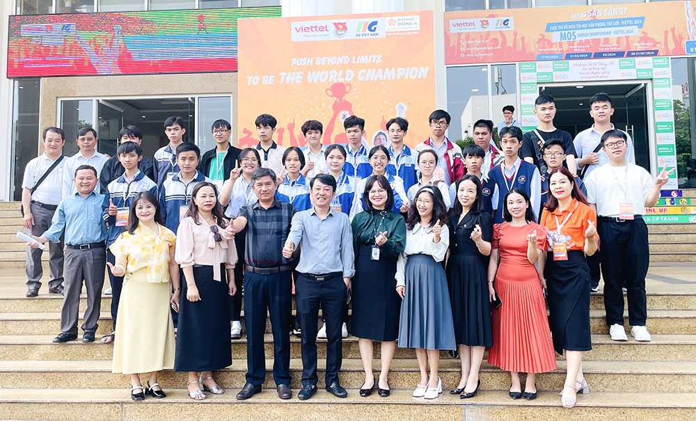 Lâm Đồng có 09 học sinh dự vòng 2 Cuộc thi Vô địch tin học văn phòng Thế giới năm 2024