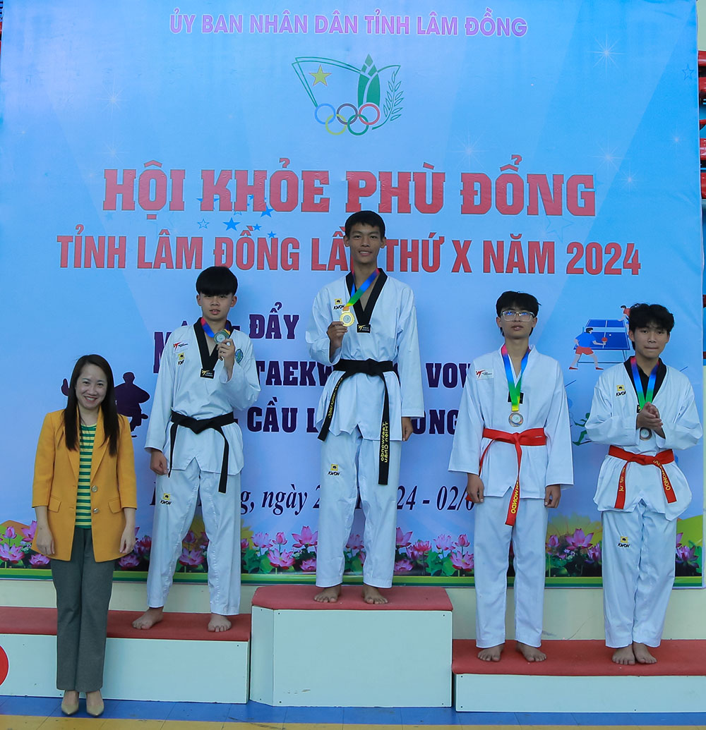 Kết thúc nội dung đối kháng một số hạng cân môn Taekwondo