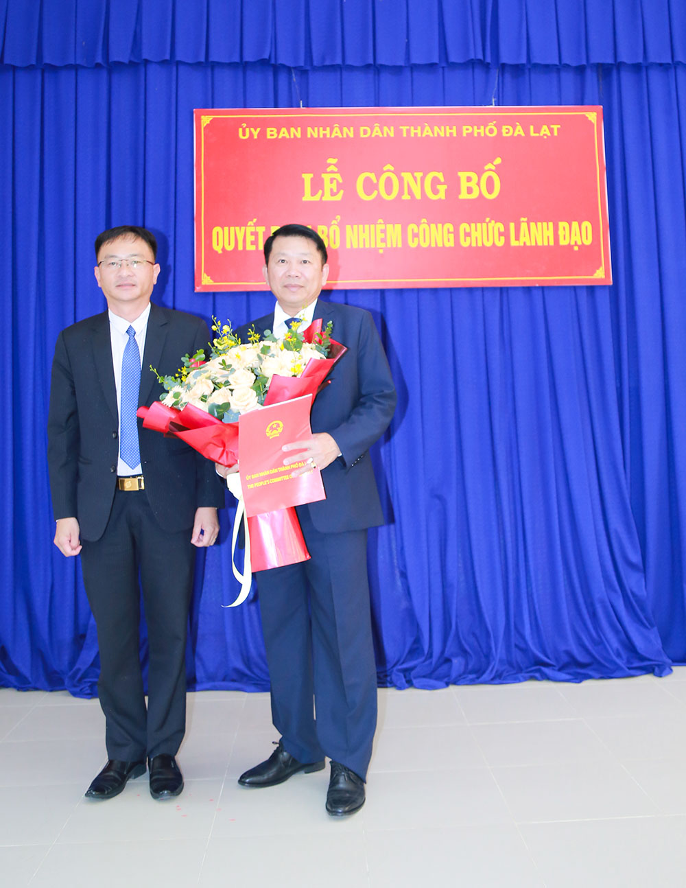 Ông Nguyễn Vĩnh Hiến được điều động và bổ nhiệm giữ chức vụ Trưởng Phòng Giáo dục và Đào tạo thành phố Đà Lạt