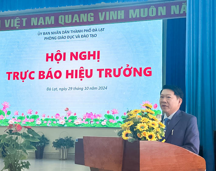 Hội nghị Trực báo Hiệu trưởng Thành phố Đà Lạt: Đổi mới, nâng cao chất lượng và phát huy sức mạnh toàn ngành giáo dục