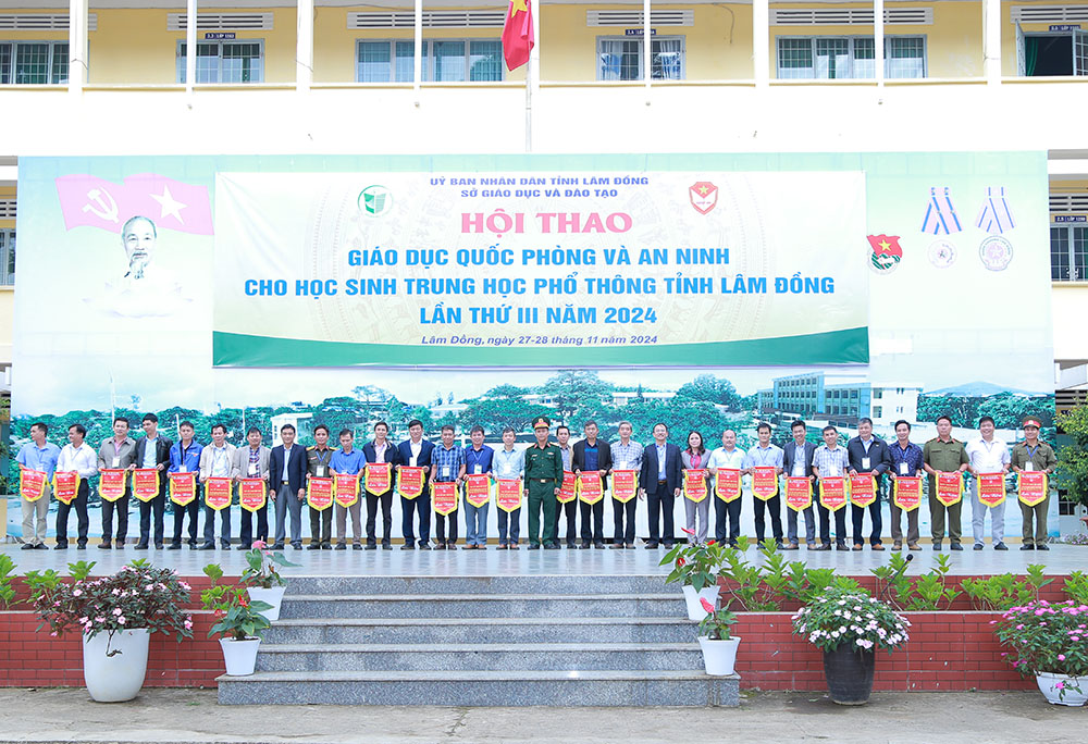 Khai mạc Hội thao giáo dục quốc phòng và an ninh học sinh trung học phổ thông lần thứ III, năm 2024