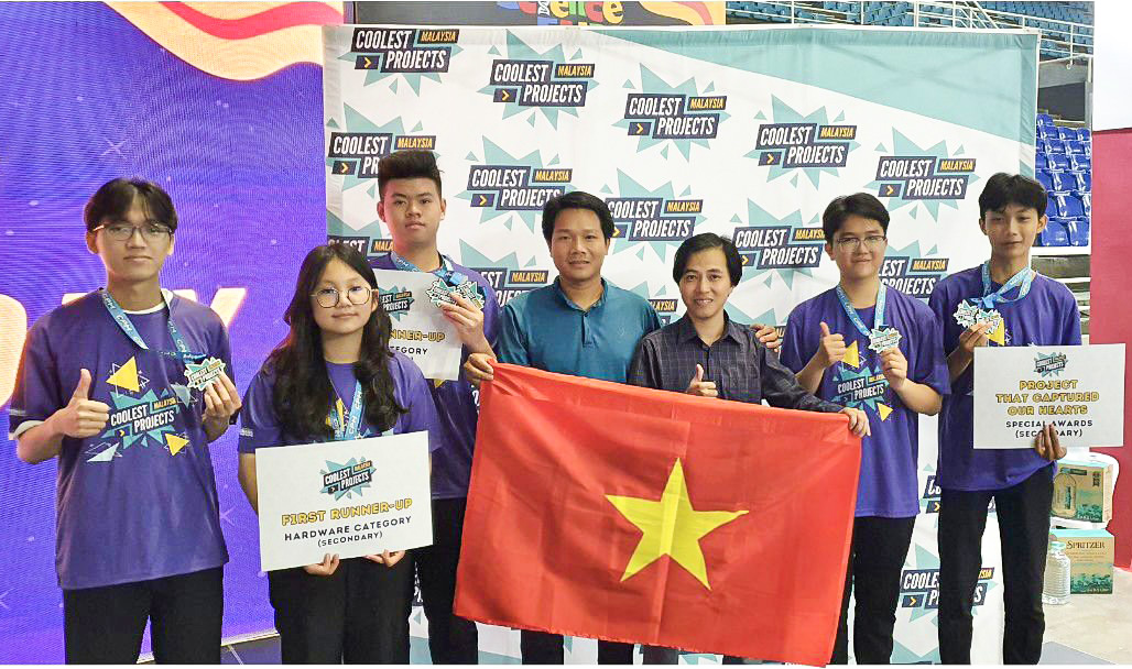 Lâm Đồng đoạt 01 giải Đặc biệt và 02 giải Nhất lĩnh vực Cuộc thi Coolest Projects Malaysia.