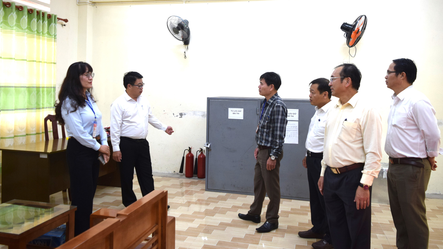 Phó Chủ tịch UBND tỉnh Nguyễn Ngọc Phúc kiểm tra công tác chuẩn bị kỳ thi tốt nghiệp THPT