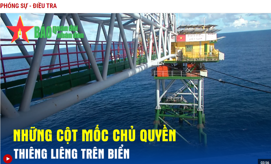 Những cột mốc chủ quyền thiêng liêng trên biển