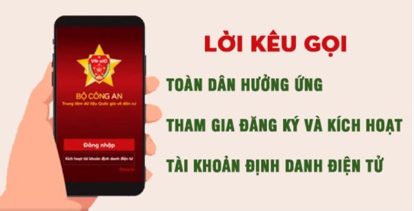 Lời kêu gọi toàn dân hưởng ứng tham gia đăng ký và kích hoạt tài khoản định danh điện tử