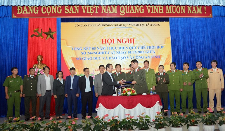 Hiệu quả thực hiện Quy chế phối hợp giữa Sở Giáo dục và Đào tạo và Công an tỉnh Lâm Đồng