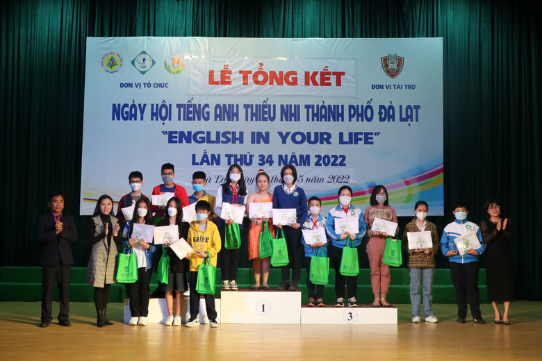 Trao 185 giải tại Ngày hội Tiếng Anh thiếu nhi ''English in your life''