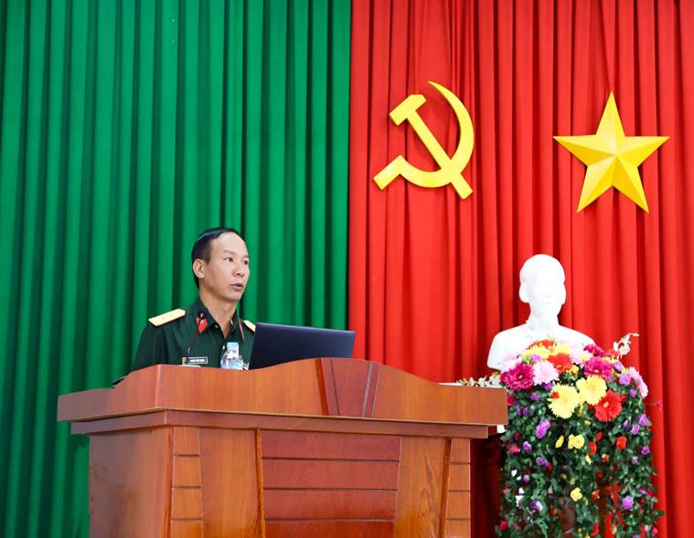 Sở Giáo dục và Đào tạo mở lớp bồi dưỡng kiến thức quốc phòng và an ninh đối tượng 4 năm 2022 trên địa bàn huyện Lâm Hà