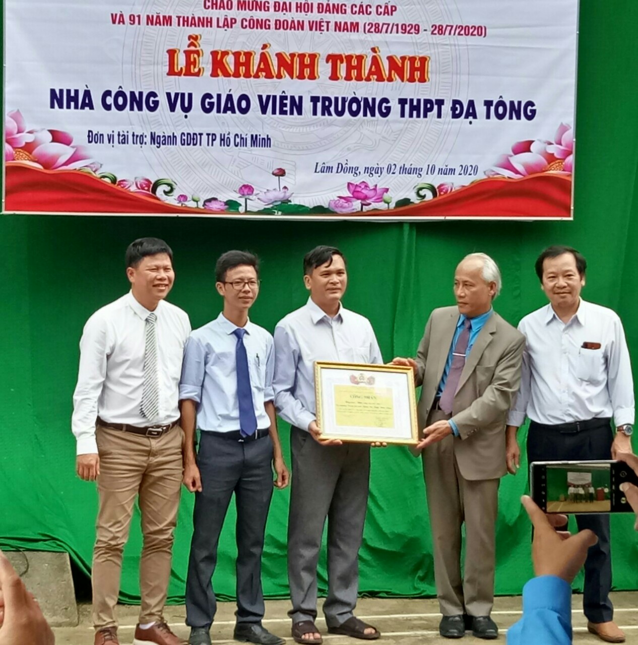 Long trọng khánh thành nhà công vụ giáo viên Trường THPT Đạ Tông huyện Đam Rông, tỉnh Lâm Đồng