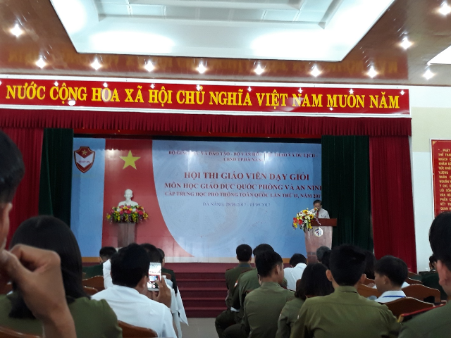 Sở GDĐT Lâm Đồng tham gia Hội thi Giáo viên dạy giỏi môn Giáo dục quốc phòng và an ninh cấp trung học phổ thông toàn quốc lần thứ II, năm 2018