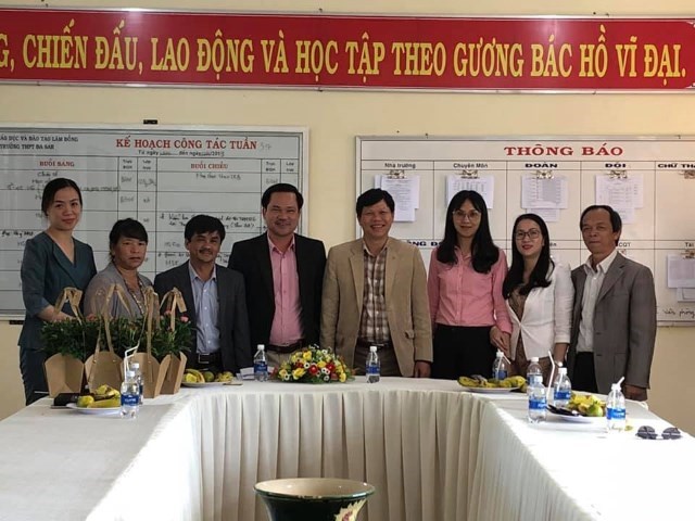 Công đoàn Giáo dục tỉnh Lâm Đồng vận động ủng hộ công trình nước sạch  Trường THCS-THPT Đạ Sar