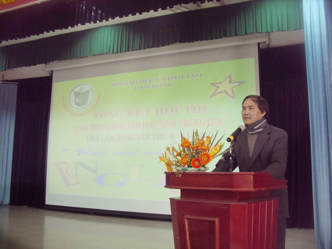 Hội thi "Hùng biện Tiếng Anh cho học sinh trung học tỉnh Lâm Đồng lần thứ II, năm 2011"
