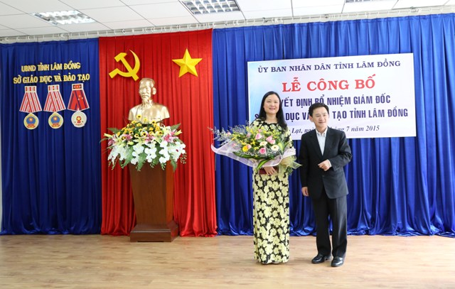 Lễ trao Quyết định bổ nhiệm Giám đốc Sở Giáo dục và Đào tạo Lâm Đồng