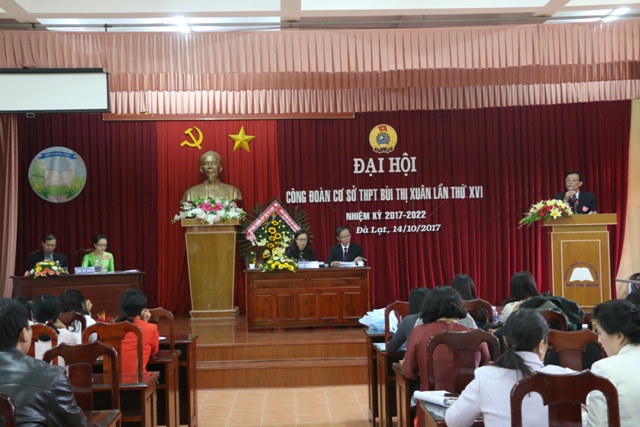 Công đoàn trường THPT Bùi Thị Xuân tổ chức thành công Đại hội Công đoàn cơ sở nhiệm kỳ 2017-2022.