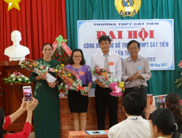 CĐCS trường THPT Cát Tiên tổ chức thành công Đại hội nhiệm kỳ 2017 - 2022