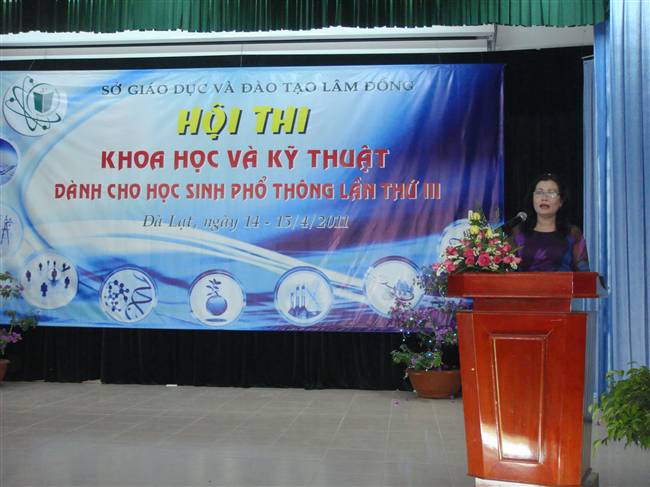Hội thi  Khoa học và kỹ thuật dành cho học sinh phổ thông tỉnh Lâm Đồng lần thứ III, năm 2011