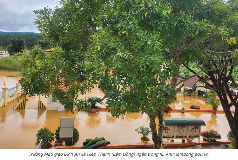 Chủ động bảo đảm an toàn trường học trước diễn biến áp thấp nhiệt đới