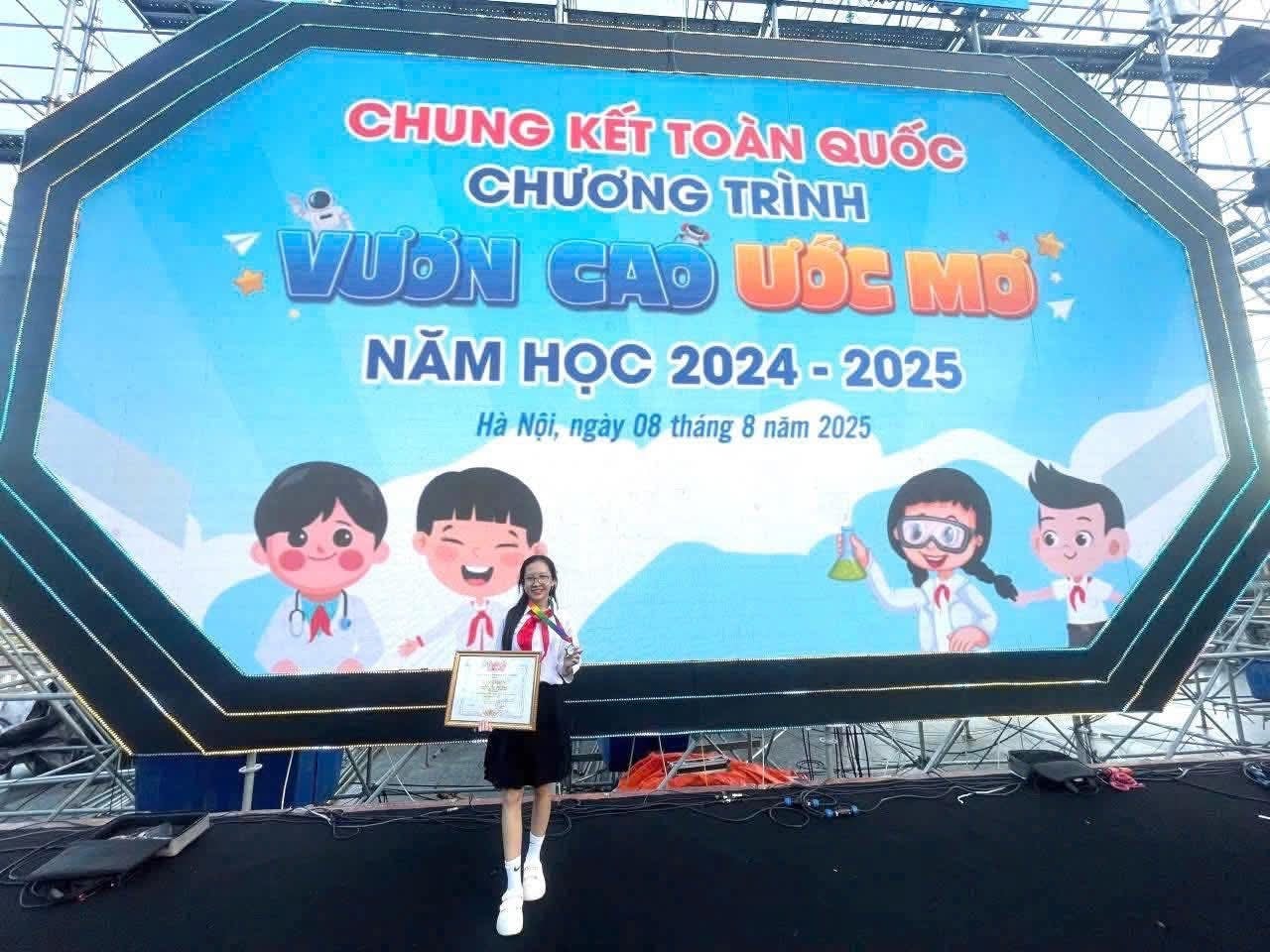 Thiếu niên Lâm Đồng duy nhất đạt Giải Tài năng toàn quốc “Vươn cao ước mơ”