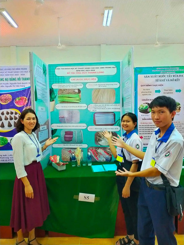 Trường THPT Lương Thế Vinh – Hàm Kiệm: Nhiều dấu ấn trong nghiên cứu khoa học và sáng tạo