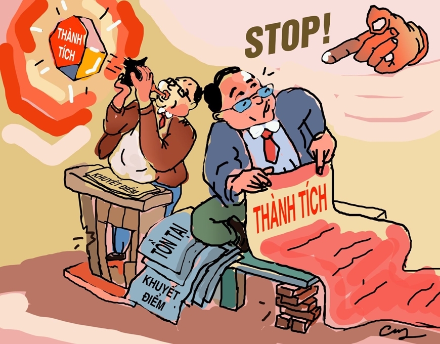   Tình trạng “làm láo, báo cáo hay” là trọng bệnh