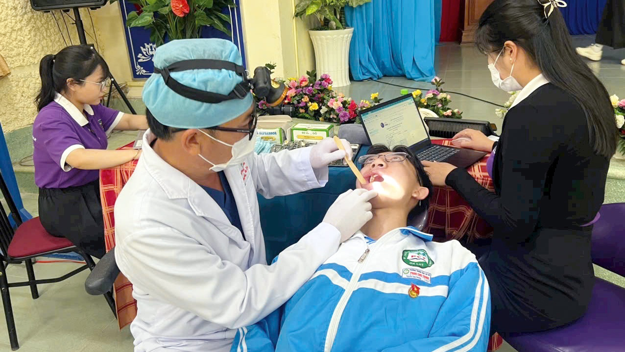 Thực hiện tốt công tác chăm sóc sức khỏe trẻ em, học sinh